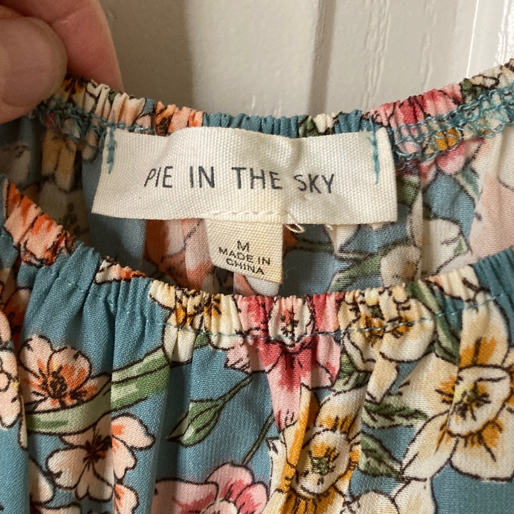 Pie in the Sky Floral Jumpsuit 🌸 New Without Tags